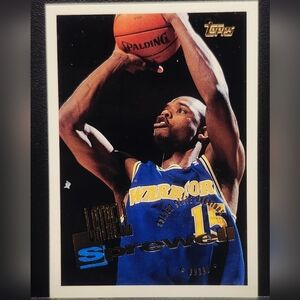 1995 Topps 157 Lat tell Sprewell